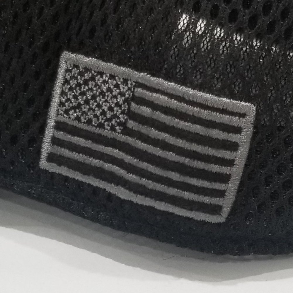 WayCaps - Camo USA Flag Mesh Adjustable Cap - Picture 6 of 13